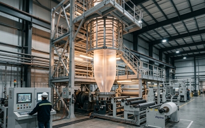 Đột Phá Kỹ Thuật Đùn Thổi Màng LLDPE Đa Lớp: Nâng Cao Độ Bền Kéo Và Khả Năng Hàn Dán Nhiệt Cho Bao Bì Màng Ghép