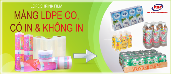 MÀNG LDPE CO, CÓ IN & KHÔNG IN