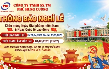 LỊCH NGHỈ LỄ 30/4 & 1/5/2026 