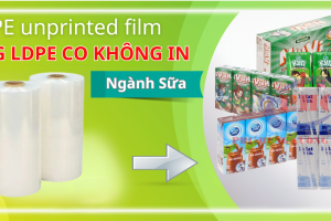 MÀNG LDPE CO KHÔNG IN - NGÀNH SỮA